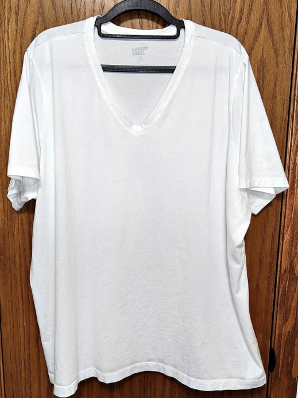 Women's Lands' End V-Neck Cotton Tee Size 2X New Without Tags